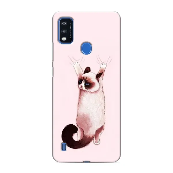 Чехол с принтом «Котик падает» для ZTE Blade A51