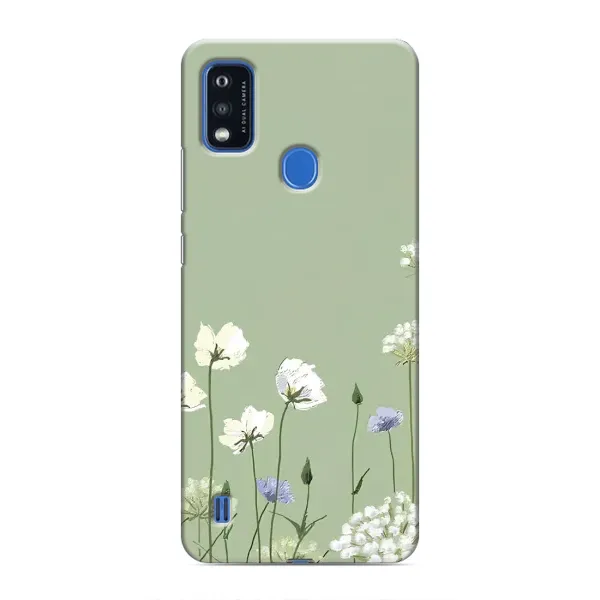 Чехол с принтом «Цветы на зеленом» для ZTE Blade A51 Чехол с принтом «Цветы на зеленом» для ZTE Blade A51