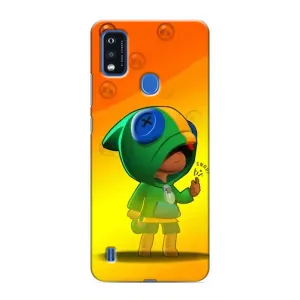 Чехол для ZTE Blade A51 Бравл Старс (VPrint) (Хлопчик Леон)