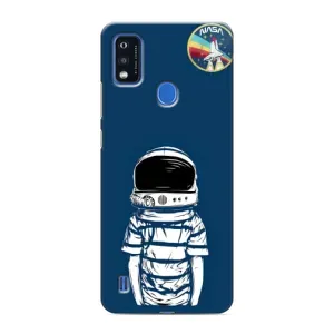 Чохол NASA для ZTE Blade A51 (AlphaPrint) (Хлопчик в шоломі)