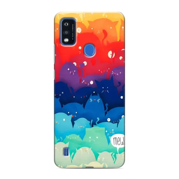 Чехол с принтом «Mew» для ZTE Blade A51