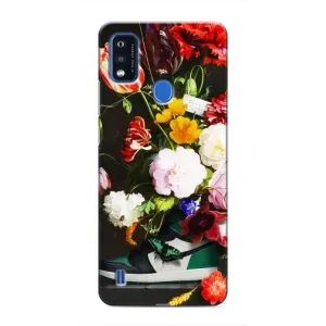 Бренднові Чохли для ZTE Blade A51 - (PREMIUMPrint) (Nike цветы)