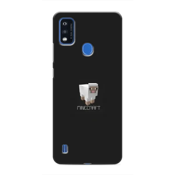 Чехол с принтом «Овечка Майнкрафт» для ZTE Blade A51