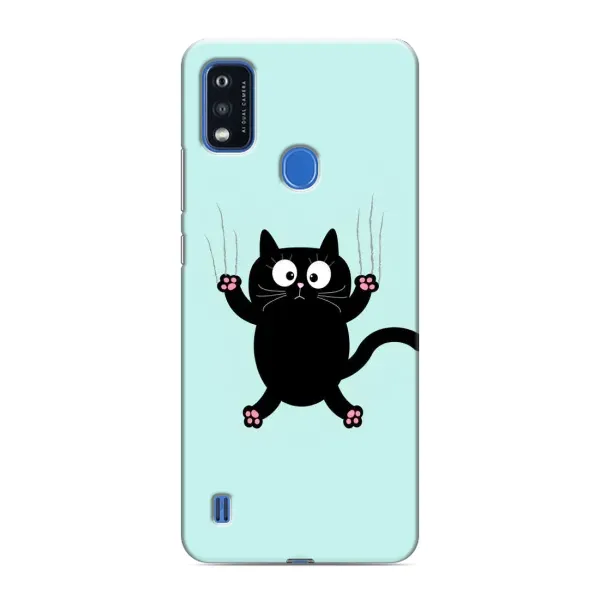 Чехол с принтом «Падающий кот» для ZTE Blade A51