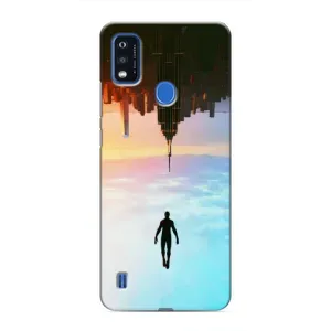 Чохол з людиною павуком для ZTE Blade A51 - (AlphaPrint) (Людина павук)