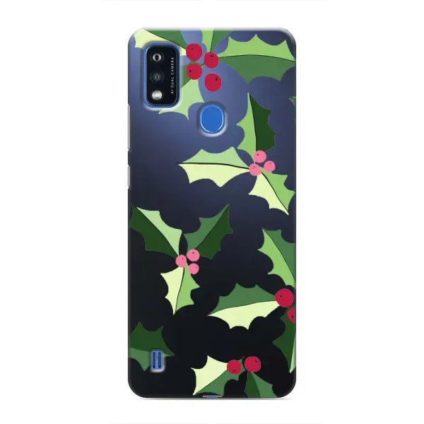 Чехол с принтом «Рождественский фон» для ZTE Blade A51