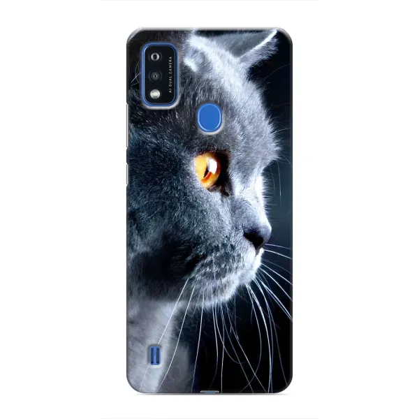 Чохол з принтом «Сірий Кіт» для ZTE Blade A51