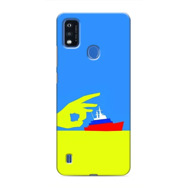 Чохол з принтом «Щелбан кораблю» для ZTE Blade A51 Чохол з принтом «Щелбан кораблю» для ZTE Blade A51