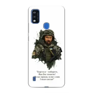 Чохли для ZTE Blade A51 с принтом Тараса Шевченко (AlphaPrint) (Шевченко воїн)