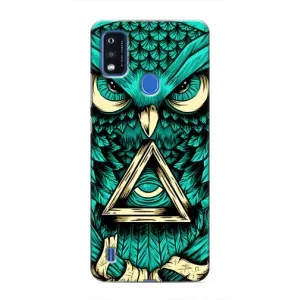 Чохол з пташками на ZTE Blade A51 (VPrint) (Сова з оком)