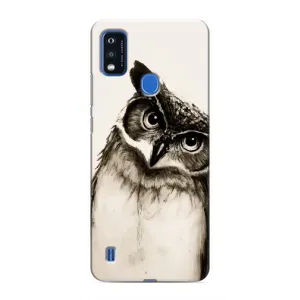 Чохол з пташками на ZTE Blade A51 (VPrint) (Сова)