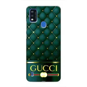 Чохли  GUCCI для ЗТЕ Блейд A51 (AlphaPrint) (Текстура Гуччі)