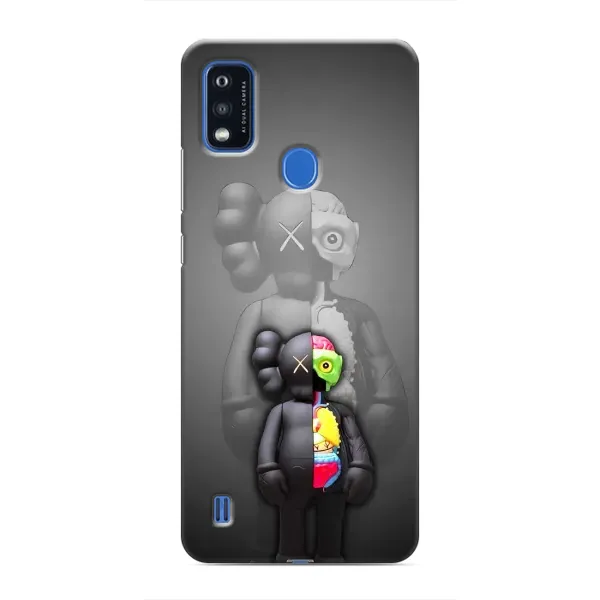 Чехол с принтом «Тело Bearbrick» для ZTE Blade A51