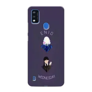 Чохли Венсдей на ZTE Blade A51 Уенсдей (AlphaPrint) (Венздей і подруга)
