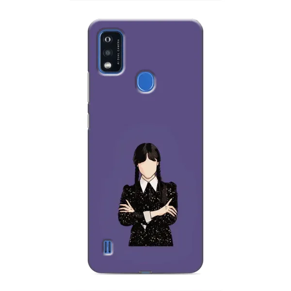 Чехол с принтом «Уэнздей в черном» для ZTE Blade A51 Чехол с принтом «Уэнздей в черном» для ZTE Blade A51