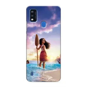 Чехол с принтом «Моана с веслом» для ZTE Blade A51