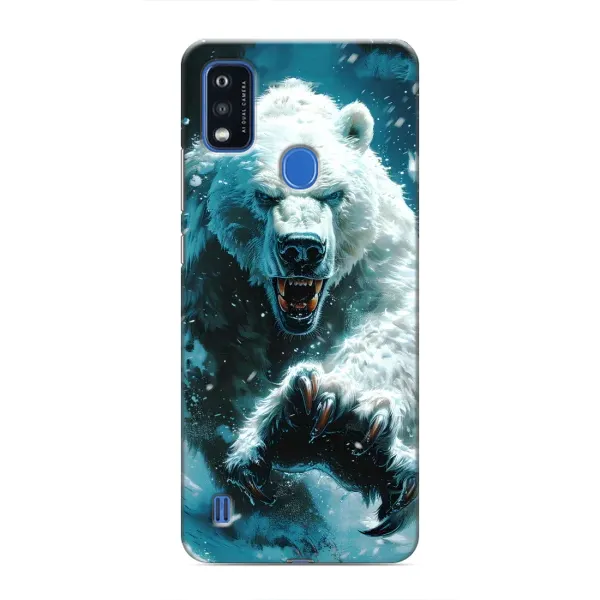 Чехол с принтом «Полярный медведь» для ZTE Blade A51