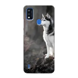 Чохол з Хаскі ZTE Blade A51 - (AlphaPrint) (Вірний собака)