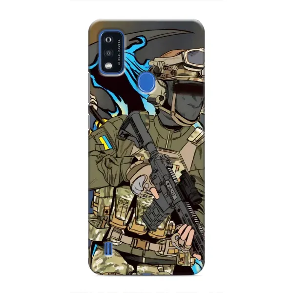 Чехол с принтом «Воин ВСУ» для ZTE Blade A51 Чехол с принтом «Воин ВСУ» для ZTE Blade A51