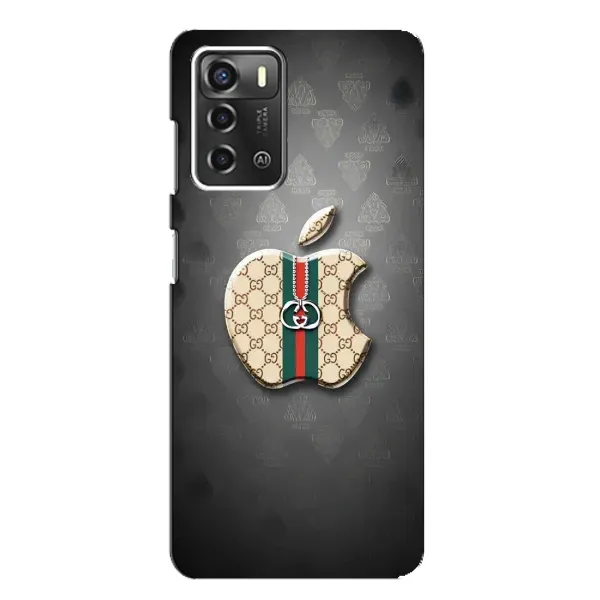 Чехол с принтом «Apple gucci» для ZTE Blade A52 Чехол с принтом «Apple gucci» для ZTE Blade A52