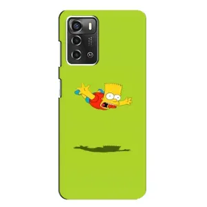 Чjхол з Сімпсонами для ZTE Blade A52 (VPrint) (Барт Сімпсон)