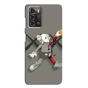 Чехлы для ZTE Blade A52 - Bearbrick Louis Vuitton (PREMIUMPrint) (Беарбрик Джордан)