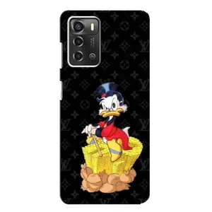 Чехлы для ZTE Blade A52 - Скрудж МакДак Louis Vuitton (PREMIUMPrint) (Богатство Макдака)
