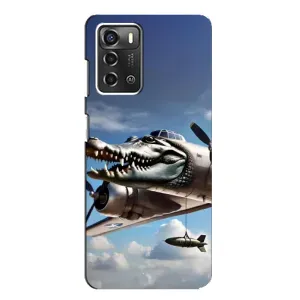 Чохол з мемом Тралалело тралала на ZTE Blade A52 (Бомбардіро крокоділо)