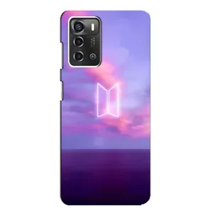Чохли BTS для ZTE Blade A52 (AlphaPrint) (BTS логотип)