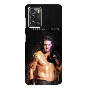 Чехол с картинкой Александр Усик для ZTE Blade A52 (Боксер Александр Усик)