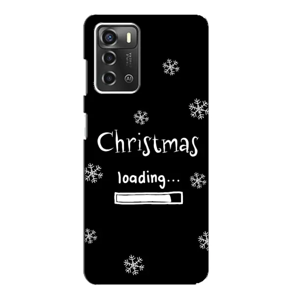 Чехол с принтом «Christmas loading» для ZTE Blade A52 Чехол с принтом «Christmas loading» для ZTE Blade A52