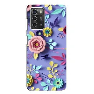 Чохли з квітами для ZTE Blade A52 (VPrint) (Дизайн квітів)