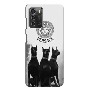 Чехлы VERSACE для ЗТЕ Блейд А52 (PREMIUMPrint) (Доберман Версаче)