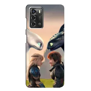 Чохол як приборкати дракона на ZTE Blade A52 (Гикавка і Астрід)