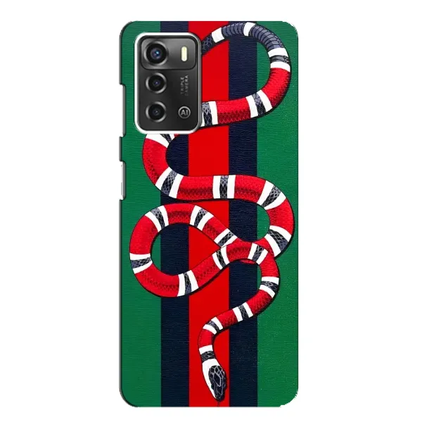Чехол с принтом «Gucci змия» для ZTE Blade A52 Чехол с принтом «Gucci змия» для ZTE Blade A52