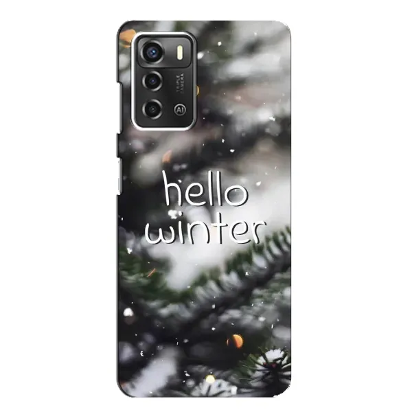 Чехол с принтом «Hello winter» для ZTE Blade A52 Чехол с принтом «Hello winter» для ZTE Blade A52