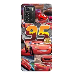 Силіконовий чохол Маквін для ZTE Blade A52 (Колаж Блискавка Маквін)