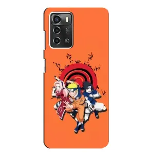 Naruto Anime Чохли для ZTE Blade A52 (AlphaPrint) (команда Наруто)