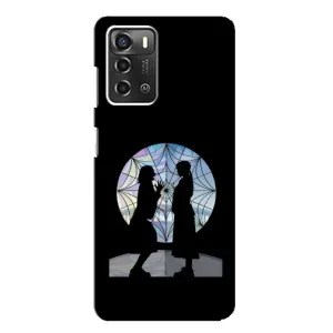 Чехлы Венсдей на ZTE Blade A52 Уэнсдей (AlphaPrint) (комната Уэнздей)