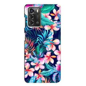 Чохол для ZTE Blade A52 - з принтом (Дизайнерські) (AlphaPrint) (Мальовничі квіти)