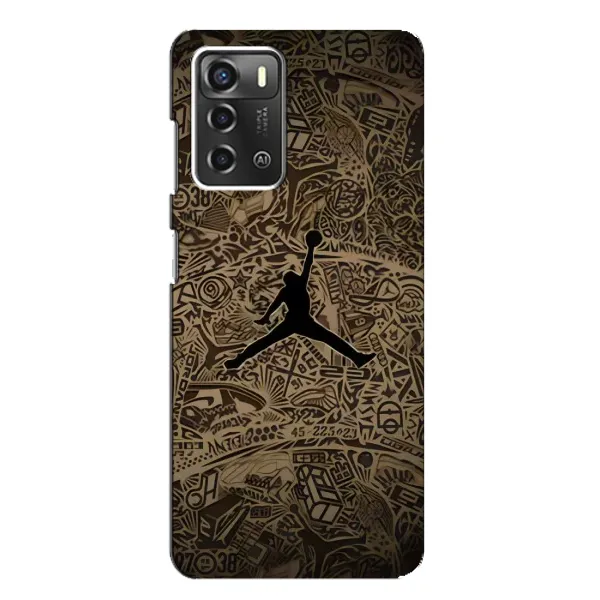 Чехол с принтом «Logo Jordan» для ZTE Blade A52 Чехол с принтом «Logo Jordan» для ZTE Blade A52