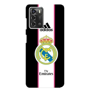 Чехол для ZTE Blade A52 с принтом Реал Мадрид (Лого Real Madrid)