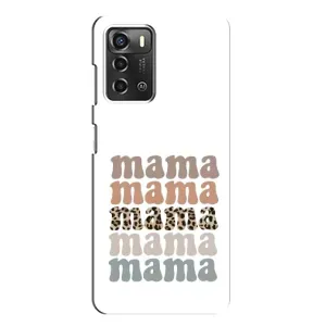 Чохли для мами на ZTE Blade A52 (Текстовий колаж мама)