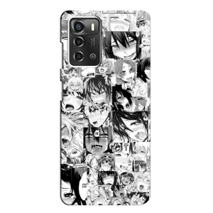 Анимешный чехол для ZTE Blade A52 (Ahegao manga)