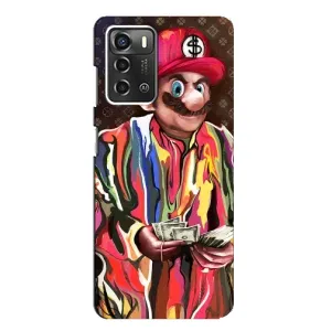 Брендновые Чехлы для ZTE Blade A52 - (PREMIUMPrint) (Mario LV)