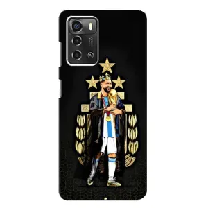 Чохли для ZTE Blade A52 (Leo чемпіон) (AlphaPrint) (Мессі Король)