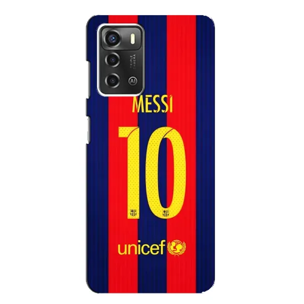 Чохол з принтом «Messi Barca 10» для ZTE Blade A52