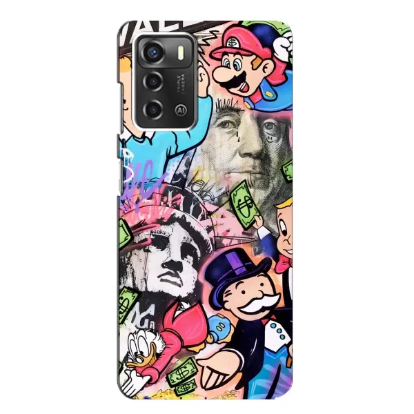 Чехол с принтом «Monopoly man» для ZTE Blade A52