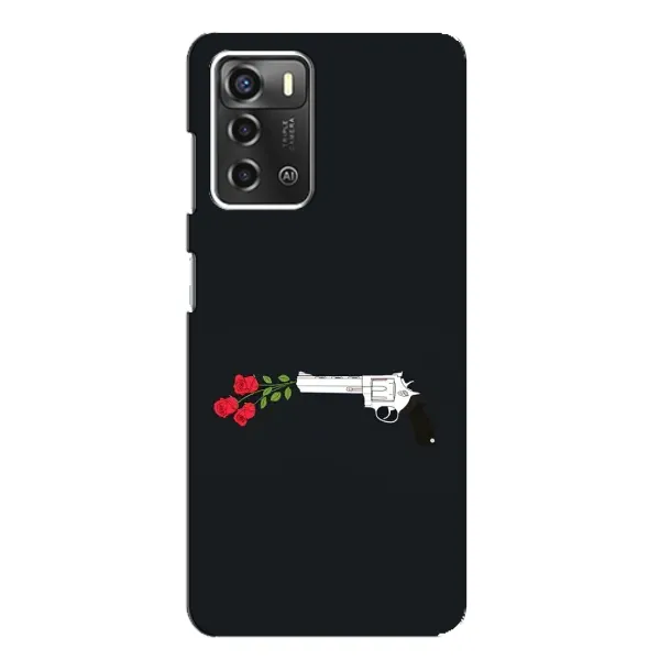 Чехол с принтом «Неожиданные цветы» для ZTE Blade A52