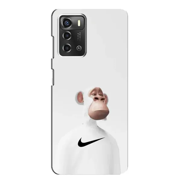 Чехол с принтом «обезьяна NFT Nike» для ZTE Blade A52